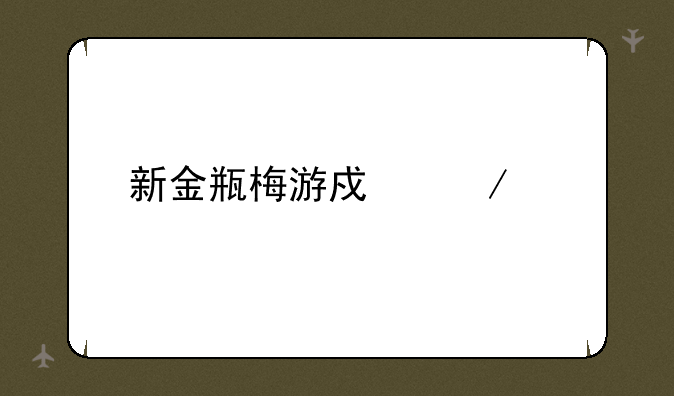 新金瓶梅游戏下载