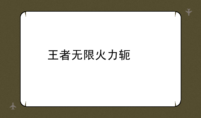 王者无限火力软件